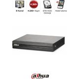 Dahua XVR1B08I-T 8 Kanal Güvenlik Kamera Dvr Kayıt Cihazı H.265+