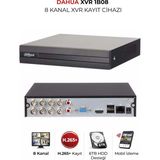 Dahua XVR1B08I-T Dvr 8 Kanal Kamera Kayıt Cihazı Wizsense Akıllı Analiz