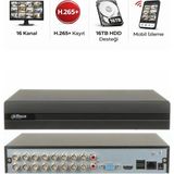 Dahua XVR1B16 16 Kanal Hd Dvr Güvenlik Kamera Kayıt Cihazı