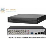 Dahua XVR1B16-I/T 16 Kanal AHD/Hibrit Kayıt Cihazı Yüksek Kapasite ve Gelişmiş Özellikler