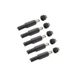 Daier Dc Şase 2.1mm Somunlu Ø12mm Dişi Ve Erkek Jak Fiş 5li Takım Set
