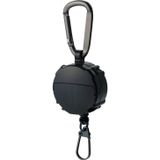 Daiichiseiko Black Carabiner Reel + Micro Case 2 Gözlü Aksesuar Askısı