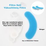 Daily Link Kedi Su Pınarı Yedek Filtre Tekli Beyaz Plastik Malzeme ile Kolay Temizlik Sağlar