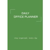Daily Office Planner: Hardcover Notebook for 365 Days – Organize Your Work, Manage Tasks, Set Goals | 7 x 10 Inch