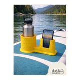 Dailyboo Creates SUP Board Telefon Termos Tutucu Paddle Board Kano Aksesuar 3D Baskı Lastik Bağlantılı-Sarı