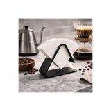 Dailyboo Creates Üçgen Siyah Filtre Kahve Kağıdı Standı-Kahve Demleme Kağıdı Tutucu-V60 Kağıt Tutucu Stand