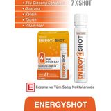 Dailyshot EnergyShot 3’lü Ginseng Complex, Guarana, Kafein, Taurin ve Vitaminler İçeren Gıda Takviyesi – 7 Shot