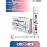 Dailyshot LBDShot Ginseng, Demir Dikeni, L-Arjinin, Maca, Epimedium İçeren Gıda Takviyesi 14 SHOT - Kiraz