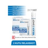 DAILYSHOT RelaxShot Valerian, 5-HTP, Passiflora, Magnezyum ve B6 Vitamini İçeren Gıda Takviyesi – 2X7 Shot