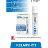 Dailyshot RelaxShot Valerian, 5-HTP, Passiflora, Magnezyum ve B6 Vitamini İçeren Gıda Takviyesi – 7 Shot - Vanilya