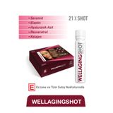 DAILYSHOT WellagingShot Seramid, Elastin, Hyaluronik Asit, Resveratrol, Kolajen İçeren Gıda Takviyesi – 21 Shot
