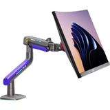Dailytech Nb F5-Gb Gaming Monitör Kolu 32-60 Rgb Işıklı 2-20 kg Yüksek Taşıma Kapasiteli Profesyonel Monitör Askısı Mavi