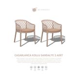 Daim Plastik CASABLANCA LÜX CAFE & RESTAURANT SANDALYESİ 2 Lİ