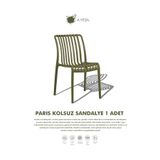 Daim Plastik PARİS | 1 ADET KOLSUZ LUX CAFE & RESTAURANT SANDALYESİ