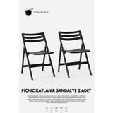 Daim Plastik PİKNİK KATLANABİLİR SANDALYE 2 Li Set