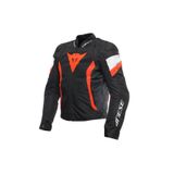Dainese Avro 5 Black Red Fluo White Tekstil Motorsiklet Mont
