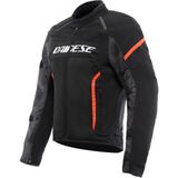 Dainese Daınese Ceket/aır Frame 3 Tex Jacket Black/black/red-Fluo - 56 - Renkli