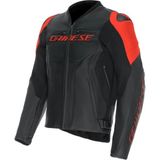 Dainese Racing 5 Black Red Fluo Deri Mont - 56 - Renkli