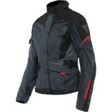 Dainese Tempest 3 Ebony Black Lava Red D-Dry Kadın Mont - 40