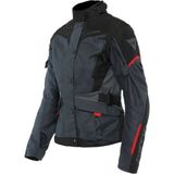 Dainese Tempest 3 Ebony Black Lava Red D-Dry Kadın Mont - 46