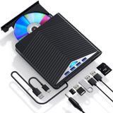 Dainty Harici CD Sürücü Taşınabilir Sürücü USB3.0 Taşınabilir Sürücü DVD/CD Okuyabilir Harici CD/DVD Sürücü DVD/CD ROM Rewriter Burner Writer, Yüksek Hızlı Veri Transferi