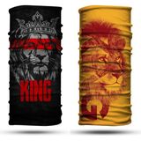 Dair Aksesuar Aslan King Desenli 2'li Bandana Boyunluk Outdoor Balaklava