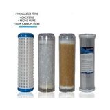 Daire Bina Sayaç Girişi 10" Inch 4 Aşama ( Yıkanabilir , Silifoz , Reçine , Blok ) Yedek Filtre Set