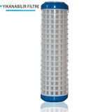 Daire Bina Sayaç Girişi Su Arıtma Ve Yumuşatma 1 Aşama Yedek Filtre Seti (Yıkanabilir Filtre)