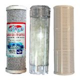 DAİRE GİRİŞİ SU ARITMA FİLTRE 3 LÜ SET,10'',YIKANABİLİR,SİLİFOS