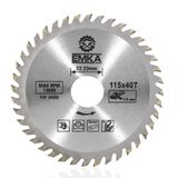 Daire Testere Ahşap Kesme Sunta Testeresi 115 Mm 40 Diş