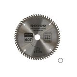 Daire Testere Bıçağı ROTOR 165*20/16 adaptörlü 60T Ahşap kesme diski