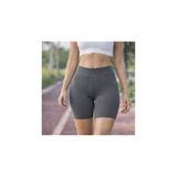 DAİSİES Yüksek Bel Biker Tayt Kadın Toparlayıcı Kısa Tayt Spor Esnek Sıkılaştırıcı Fitness Taytı Füme
