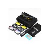 Daisy C5 Taktik Gözlük Polarize 4 Lensli UV400 Outdoor Motor Bisiklet Tactical Spor Gözlüğü