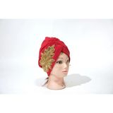 Daisy Dış Bone,tesettür,eşarp,abiye Bone,bohem Vintage - XL - L - Kırmızı