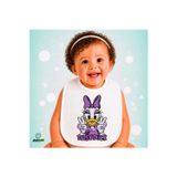 Daisy Duck Keten Bebek Mama Önlüğü – Yumuşak, Emici, Yıkanabilir, Özel Tasarım P041