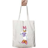 Daisy Duck Transparent Iki Taraf Kalıcı Yıkanabilir Okul Plaj Omuz Bez Çanta