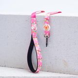 Daisy Leash Papatya Desenli Kedi Köpek Sevk & Gezdirme Kayışı Köpek Uzatma Tasması Pembe
