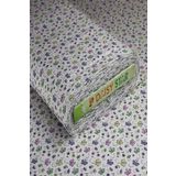 daisy star Beyaz Eninde Nevresimlik Poplin Kumaş Sevimli Kelebek Desen 170 cm