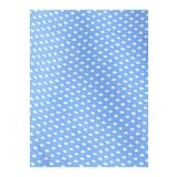 daisy star Mavi Nevresimlik Poplin Kumaş Puantiye Desenli 170 cm