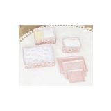 Daisyhome Baby Lüks 6'lı Bebek Bavul Organizer Seyahat Çantası Pembe