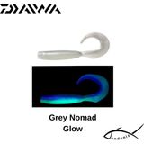 Daiwa Bait Junkie Grub 10 cm Silikon Yem (5 Adet) - Grey Nomad Glow