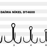 Daiwa DT4600 Nikel No:1 3'lü Olta İğnesi