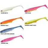 Daiwa Fj Duckfin Shad 11 cm Silikon Yem ( 6 Ad ) - Gold Lame Raw Sardine