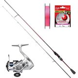 Daiwa Gekkabijin 191CM 0.5-5gr - Shimano Stradic 1000 Lrf Olta Seti - Standart