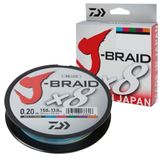 DAİWA J-BRAİD 8 KAT 150M MULTİCOLOR RENKLİ İP MİSİNA # 0,13 MM