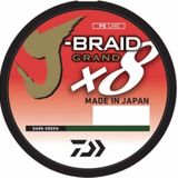 Daiwa J-Braid Grand 8X Örgü Olta İpi, 137 m, 29 kg Test, Koyu Yeşil, 65 lb