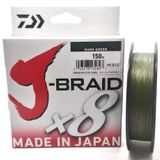 Daiwa J-Braid X8 Dark Green 150 m Misina
