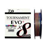 Daiwa New Tournament X8 Evo+ 300M 0.26 mm Multicolor İp Misina
