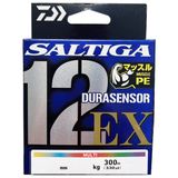 Daiwa Saltiga Durasensor 12Ex 300M Multicolor Örgü - İp Misina 0.12Mm - 1.0Pe - 10Kg