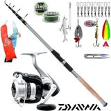 Daiwa Strikeforce 4000 B Remixon Carbo-X 270 cm 60-120 gr Turna Tele Spin Olta Takımı Seti
